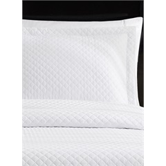 Radiance™ Diamond King Shams, White